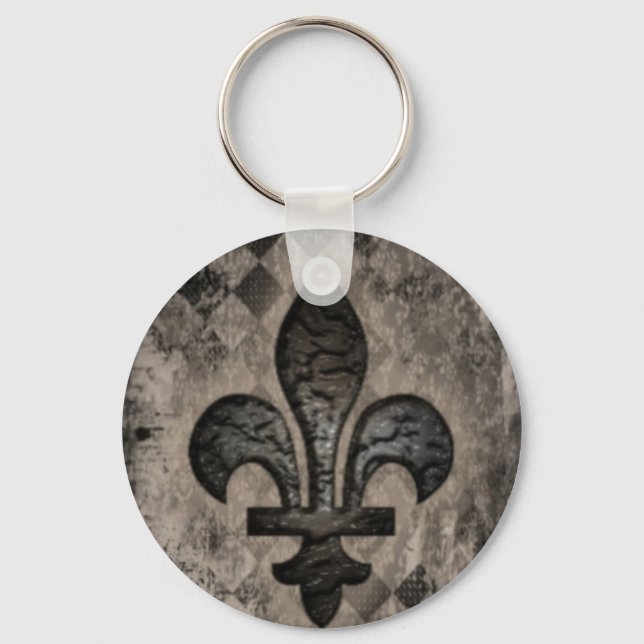 Fleur De Lis Keychain (Front)