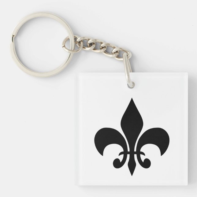 Fleur de Lis Keychain (Front)