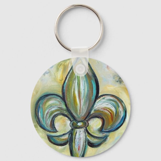 fleur_de_lis keychain (Front)