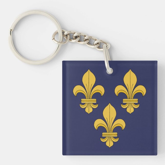 Fleur-de-lis Keychain (Front)