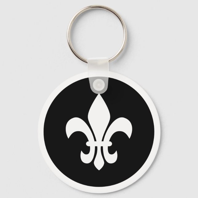 Fleur de Lis Keychain (Front)