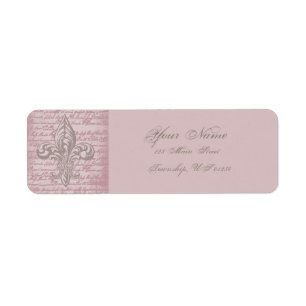 Fleur de Lis Label