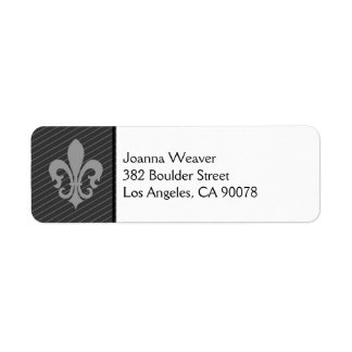 Fleur de Lis Label
