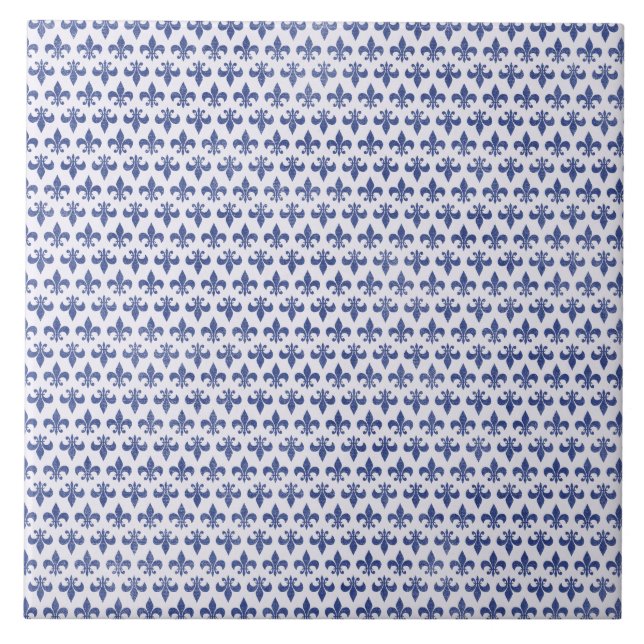 Fleur De Lis Large Tile (Front)