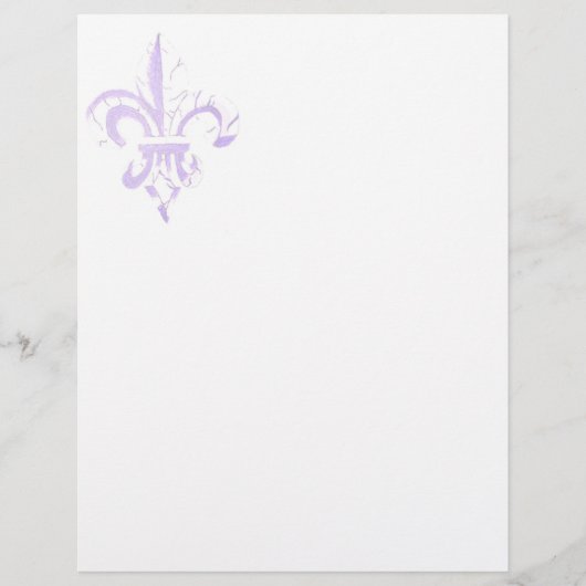 Fleur De Lis Letterhead (Front)
