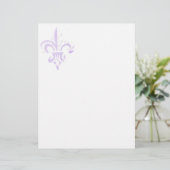 Fleur De Lis Letterhead (Standing Front)