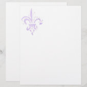 Fleur De Lis Letterhead (Front/Back)