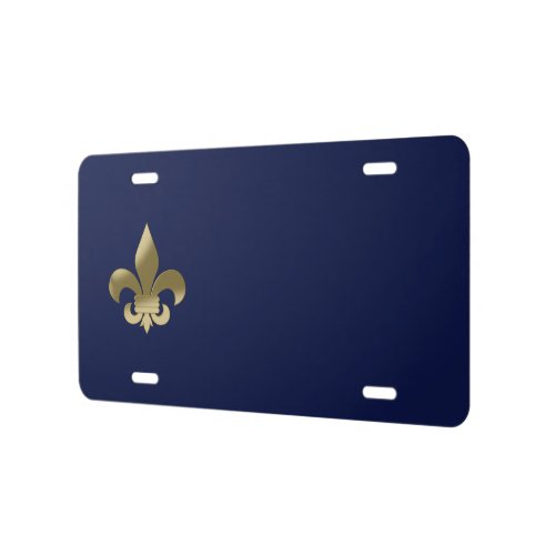 Fleur de Lis License Plate