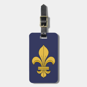 Fleur-de-lis Luggage Tag