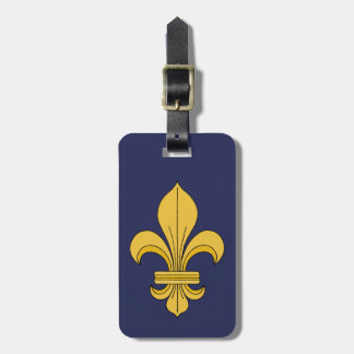 Fleur-de-lis Luggage Tag