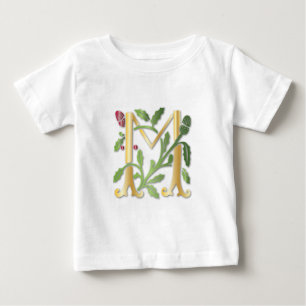 Fleur-de-lis M Monogram Baby T-Shirt