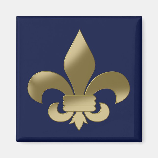 Fleur de Lis Magnet (Front)