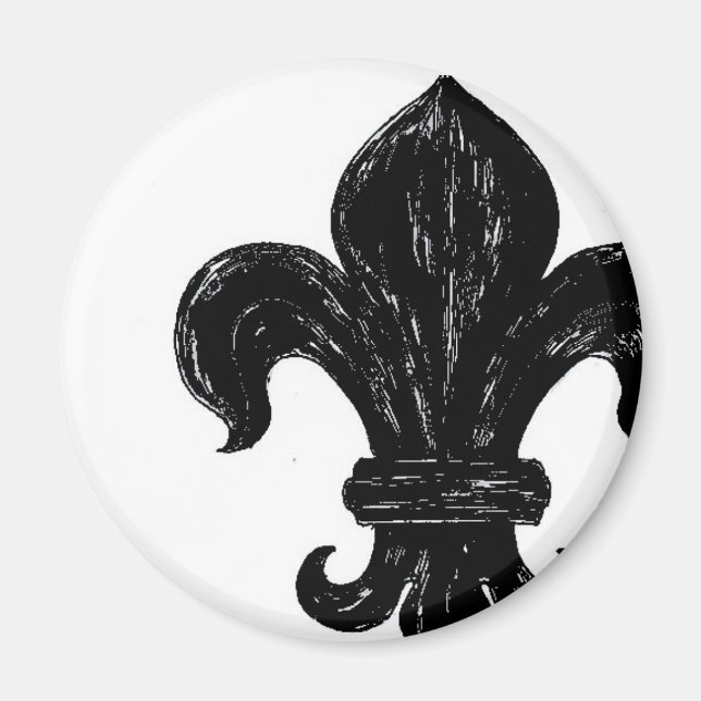Fleur de lis magnet (Front)