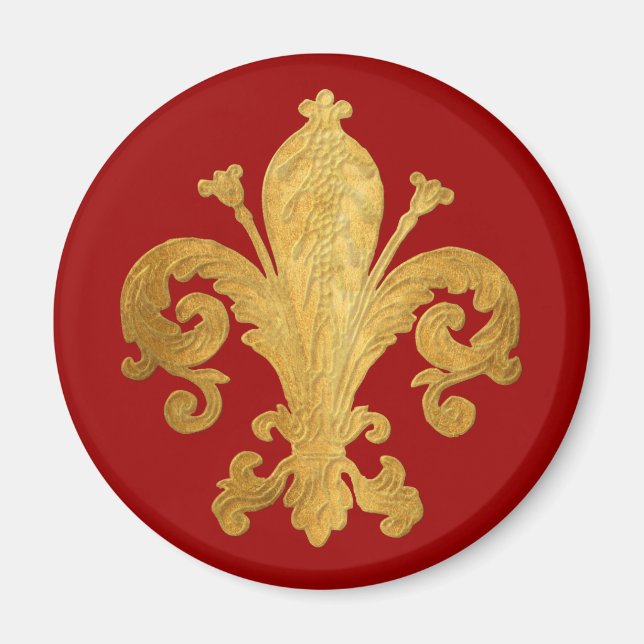 Fleur-de-lis Magnet (Front)