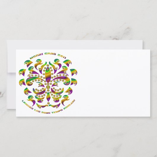 fleur de lis Mardi-Gras 2011 V-2 (Front)