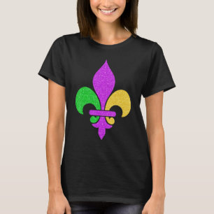 Fleur De Lis Mardi Gras 2023 Adult Men Women Boys T-Shirt