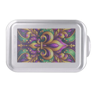 fleur de lis mardi gras cake pan