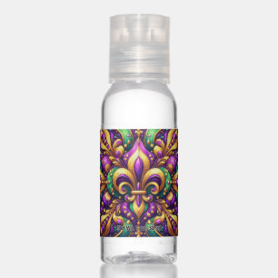 fleur de lis mardi gras hand sanitizer