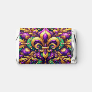 fleur de lis mardi gras hershey's miniatures