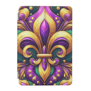 fleur de lis mardi gras iPad mini cover