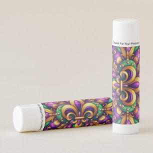 fleur de lis mardi gras lip balm