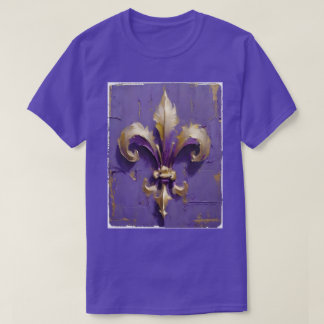 Fleur de lis Mardi Gras T-Shirt