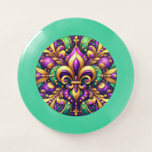 fleur de lis mardi gras Wham-O frisbee