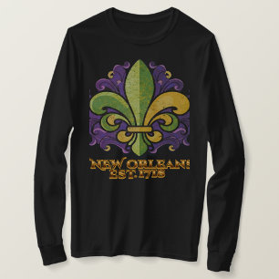 Fleur-de-lis MardiGras New Orleans 1718 T-Shirt
