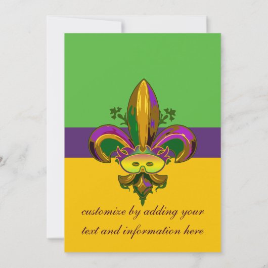 Fleur de lis Mask (Back)