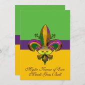 Fleur de lis Mask (Front/Back)