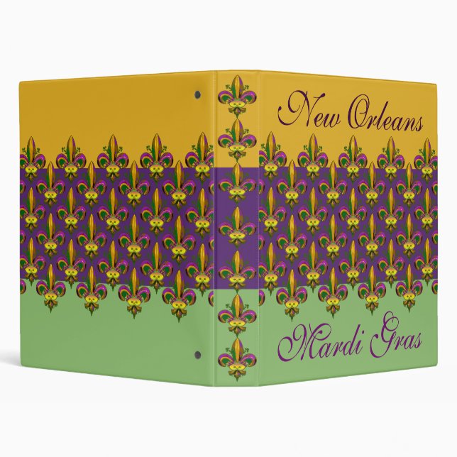 Fleur de lis Mask Binder (Background)