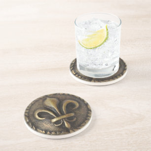 Fleur De Lis Medallion Coaster