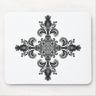 Fleur de lis Meditation 4 corners Mouse Pad