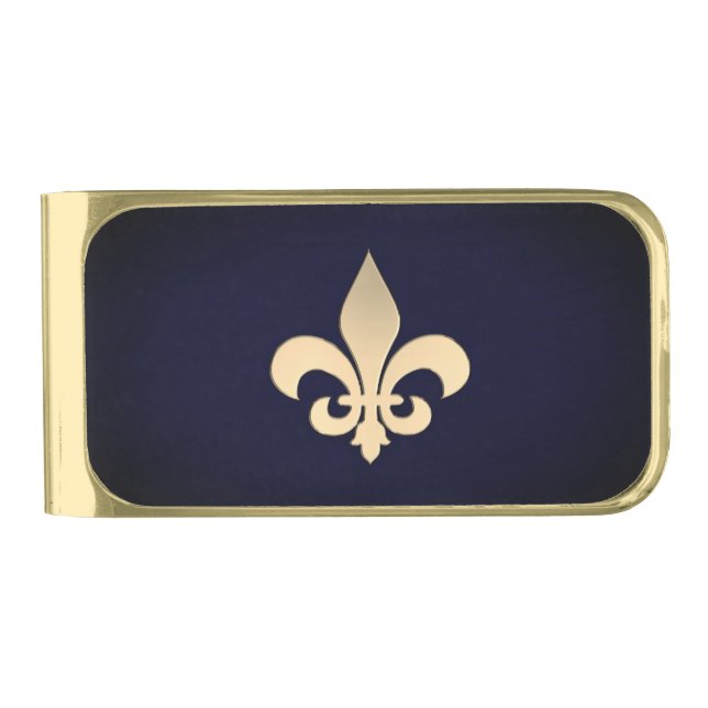 Fleur De Lis Money Clip (Front)