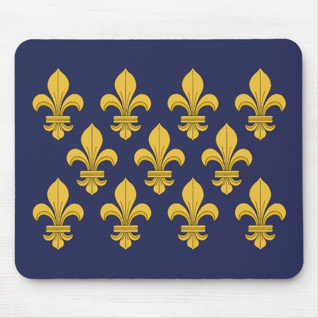 Fleur-de-lis Mouse Pad (Front)