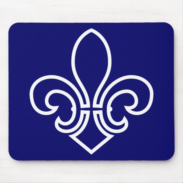 Fleur de Lis Mouse Pad (Front)
