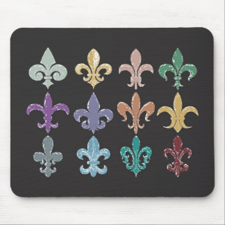 Fleur de Lis Mouse Pad