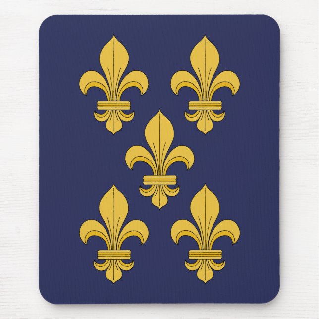Fleur-de-lis Mouse Pad (Front)