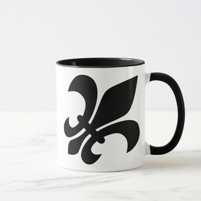 Fleur de Lis Mug (Right)