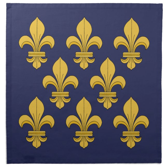Fleur-de-lis Napkin (Front)