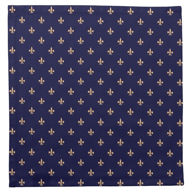 Fleur de lis napkin (Front)