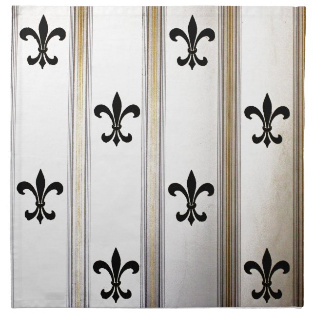 Fleur-de-Lis Napkin (Front)