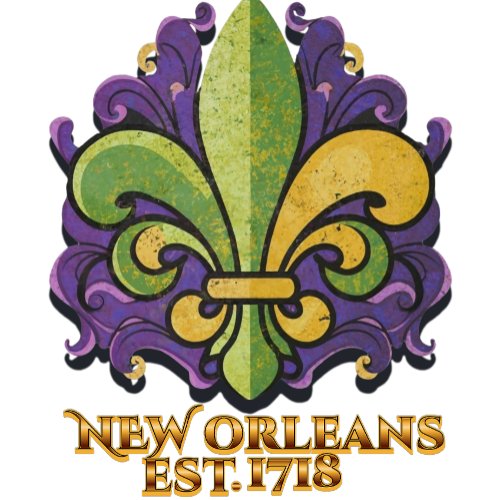 Fleur_de_lis New Orleans 1718 T_Shirt