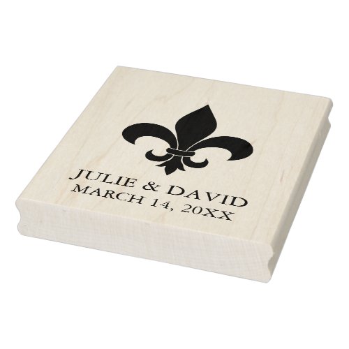 Fleur_de_lis  New Orleans Rubber Stamp