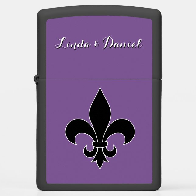 Fleur-de-lis / New Orleans Zippo Lighter (Front)