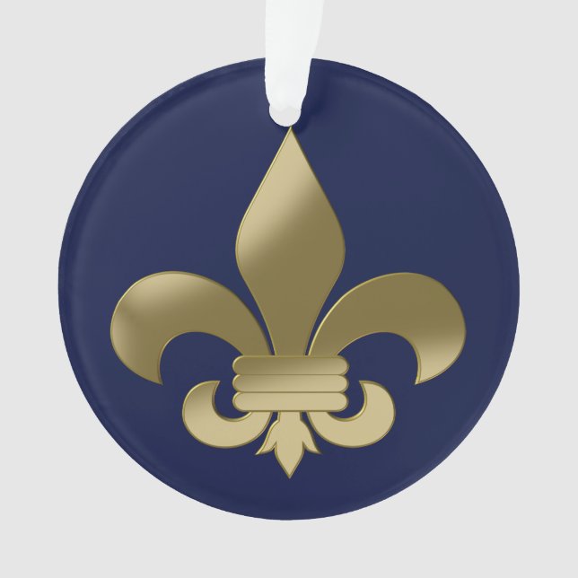 Fleur de Lis Ornament (Front)