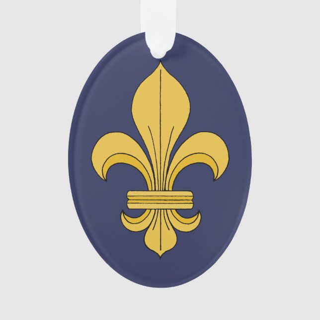 Fleur-de-lis Ornament (Front)