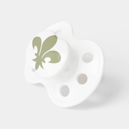 Fleur de Lis pacifier (Front Right)