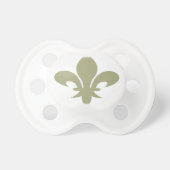 Fleur de Lis pacifier (Front)