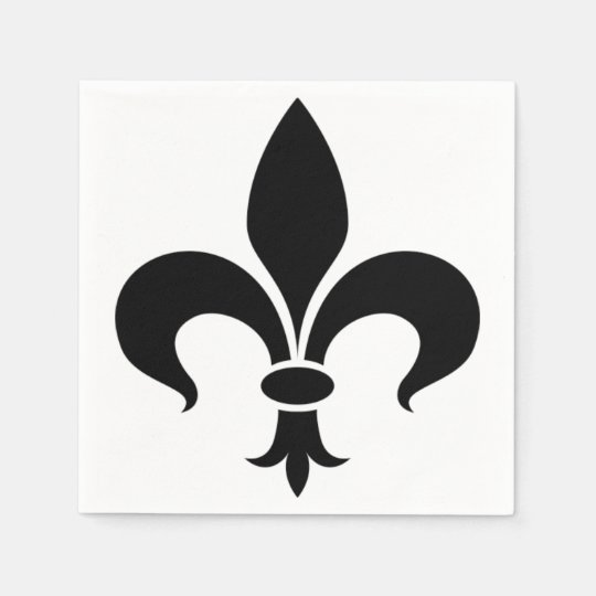 Fleur de Lis Paris French Themed Paper Napkins